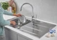 Кухонна мийка Grohe EX-2 Sink K401 (31566SD0) - зображення 3