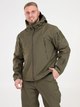 Мужская тактическая куртка Eagle Soft Shell JA-23 на флисе 4XL Green Olive (JDT-0845335) - изображение 7