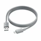 Зарядний кабель Hoco X107 Favor MicroUSB 3A 1m Gray - зображення 1