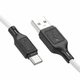 Зарядний кабель HOCO X90 Cool Type-C Cable 3A 1m White - зображення 1