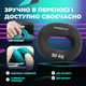 Кистевой эспандер из силикона для тренировки и реабилитации с нагрузкой 30 кг черный (2368512110) - изображение 8