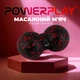 Масажний м'яч подвійний PowerPlay PP-4352 Epp foam peanut ball (d8*16cm.) Чорно/Червоний - изображение 7