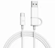 Кабель Xiaomi ZMI Combo Data Line Type-C - USB-A / Type-C / PD QC Fast Charge / 3A / 1 м (AL311) Белый - изображение 7