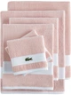 Набор 6 хлопковых полотенец Lacoste Heritage Towels 138х76 см + 76х40 см + 33х33 см Розовый (1159820547) - изображение 1