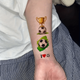 Набір "Футбол №1" із 10 дитячіх тимчасових тату по 12*7 см (football-tattoo-mini-set-1-10) - зображення 2