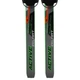 Детские беговые лыжи 120 см в комплекте с палками Zelart SK-0881-120B цвет черный-салатовый-оранжевый - изображение 10