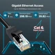 Гнучкий патч-корд UGREEN NW102 Cat 6 U/UTP Lan Flat Cable/5m/Black (UGR-50176) - зображення 3