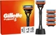 Станок для бритья мужской Gillette Fusion5 c 5 сменными картриджами + подставка (8700216356794) - изображение 1