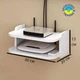 Настенная полка для роутера Wi-Fi Полка 30*20*13 см Белая - изображение 3