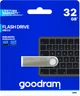 Флеш память USB Goodram UUN2 32GB USB 2.0 Silver (UUN2-0320S0R11) - изображение 3