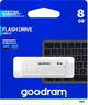 Флеш память USB Goodram UME2 8GB USB 2.0 White (UME2-0080W0R11) - изображение 5