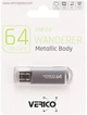 Флеш память USB Verico Wanderer 64GB USB 2.0 Gray (1UDOV-M4GY63-NN) - изображение 2