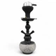 Кальян Hookah Jamil Ellipse Black Plus высотой 35 см на 2 персоны - изображение 4