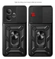 Чохол Camshield з кільцем-підставкою на Realme GT 6 / black - зображення 3