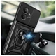 Чохол Camshield з кільцем-підставкою на Realme GT 6 / black - зображення 4