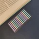 Стикеры закладки, наклейки, 5 цветов, 300 штук, пластиковые стикеры для книг. з-091 - изображение 2