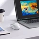 Беспроводная Мышь Baseus F02 Ergonomic Wireless Mouse (without Battery) white - изображение 7