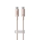 Кабель Baseus Habitat Series Fast Charging Cable Type-C to Type-C 100W 2m Wheat Pink (P10360202421-01) - зображення 1