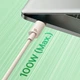 Кабель Baseus Habitat Series Fast Charging Cable Type-C to Type-C 100W 2m Wheat Pink (P10360202421-01) - зображення 7