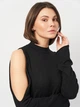 Платье короткое осеннее женское NA-KD 1454-000112-0002 S Черное (7325940989509) - изображение 5