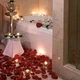 Декоративні пелюстки троянди Рожевий 5*5 см 5000 шт (М2110229) - изображение 7