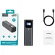 Powerbank павербанк УМБ Choetech 25200mAh 140W 2xType-C PD5.0 USB QC3.0 22W Li-pol Display Black (B670-CCGY) - зображення 4