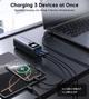 Powerbank павербанк УМБ Choetech 25200mAh 140W 2xType-C PD5.0 USB QC3.0 22W Li-pol Display Black (B670-CCGY) - зображення 7