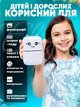 Портативный, беспроводный мини термо принтер Mini Printer с двойной улыбкой, Bluetooth, детский для фото, рисунков, этикеток, скетчей, штрихкодов, HomeGoods, Голубой - изображение 3