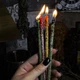 Свічка програмна МАГІЧНА ОБИТЕЛЬ «Трав'яна», бджолиний віск - зображення 1