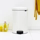 Бак для мусора с педалью Brabantia NewIcon Pedal Bin 20 л белый 111846 (00800463) - изображение 5