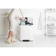 Бак для сміття з педаллю Brabantia Bo Pedal Bin 2х30 л білий 211447 (00800910) - зображення 7