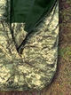 Зимовий Спальник Військовий -35° Спальний Мішок на Флісі XXЛ Армійський Тактичний Теплий 210*80 ЗСУ Піксель + Подушка - зображення 5