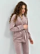 Жіноча велюрова піжама Великих розмірів (2829/1) розмір 4XL/5XL - зображення 7