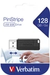Флеш память USB Verbatim PinStripe 128GB USB 2.0 Black (49071) - изображение 5