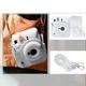 Чохол для фотоапарата Fujifilm Instax Mini 12 Clay White / Білий / підходить до камери Mini 9/11/12 - изображение 4