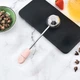 Заварник для чаю Semi Tea infuser 18 см, Pink круглий із нержавіючої сталі - зображення 1