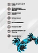 Машинка перевертыш на радиоуправлении Racing STUNT 666-809BA управление пультом + пульт на руку со световыми и звуковыми эффектами Синий - изображение 10