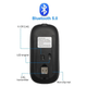 Мишка із заряджанням micro USB Миша комп'ютерна ігрова Бездротова безшумна миша Чорна матова - изображение 4