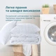 Набор Sleepingg Одеяло всесезонное евро 200х220 см антиаллергенное волокно + 2 подушки 50х70 см Белый (4820227283231) - изображение 4