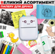 Портативный термопринтер Bambi Cat Mini printer Аккумуляторный Bluetooth бумага Синий - изображение 6