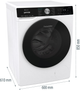 Стиральная машина Gorenje WNS14A4TWIFI/UA + Сушильный автомат Gorenje DNS92/UA (комплект) - изображение 20