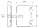 Дисковые тормозные колодки Bosch (0 986 463 412) - изображение 1