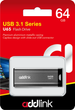 Флеш память USB AddLink U65 64GB USB 3.1 Grey (ad64GBU65G3) - изображение 4
