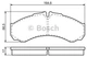 Дисковые тормозные колодки Bosch (0 986 424 833) - изображение 8