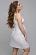 Ночная рубашка для беременных и кормящих Мамин дом 50(2XL) Молочный/Лиловый (44461) - изображение 2