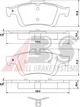 Колодка гальм. диск. CITROEN/FORD/OPEL C5/FOCUS/CMAX/VECTRA задн. (вир-во ABS) A.B.S. (37477) - зображення 1
