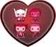 Figurki Funko Pocket Pop The Avengers - Classic Valentines 4-pack (0889698690720) - obraz 1