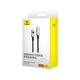 Кабель Baseus Unbreakable Series Fast Charging Data Cable TypeC to iP 20W 2м Stellar White (P10355803221-01) - зображення 2