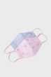 Захисні маски для дівчинки (2 шт) EMBROIDERED RAINBOW Accessorize OS 183040 - изображение 2