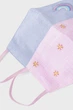 Захисні маски для дівчинки (2 шт) EMBROIDERED RAINBOW Accessorize OS 183040 - изображение 3